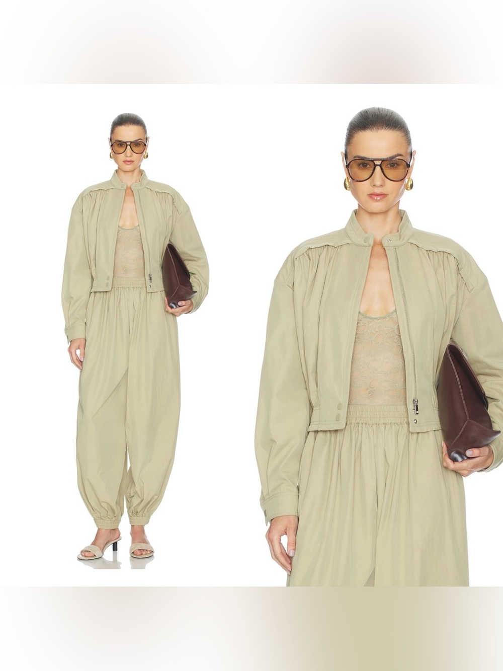 NWT Ronny Kobo Ariah Jacket in Vintage Green